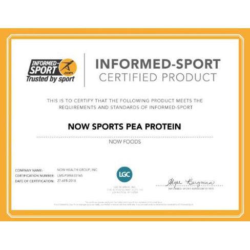 NOW Sports Pea Protein - Creamy Chocolate-2 lbs-N101 Nutrition