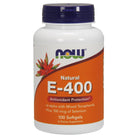 NOW Vitamin E-400 w/ Selenium-100 softgels-N101 Nutrition