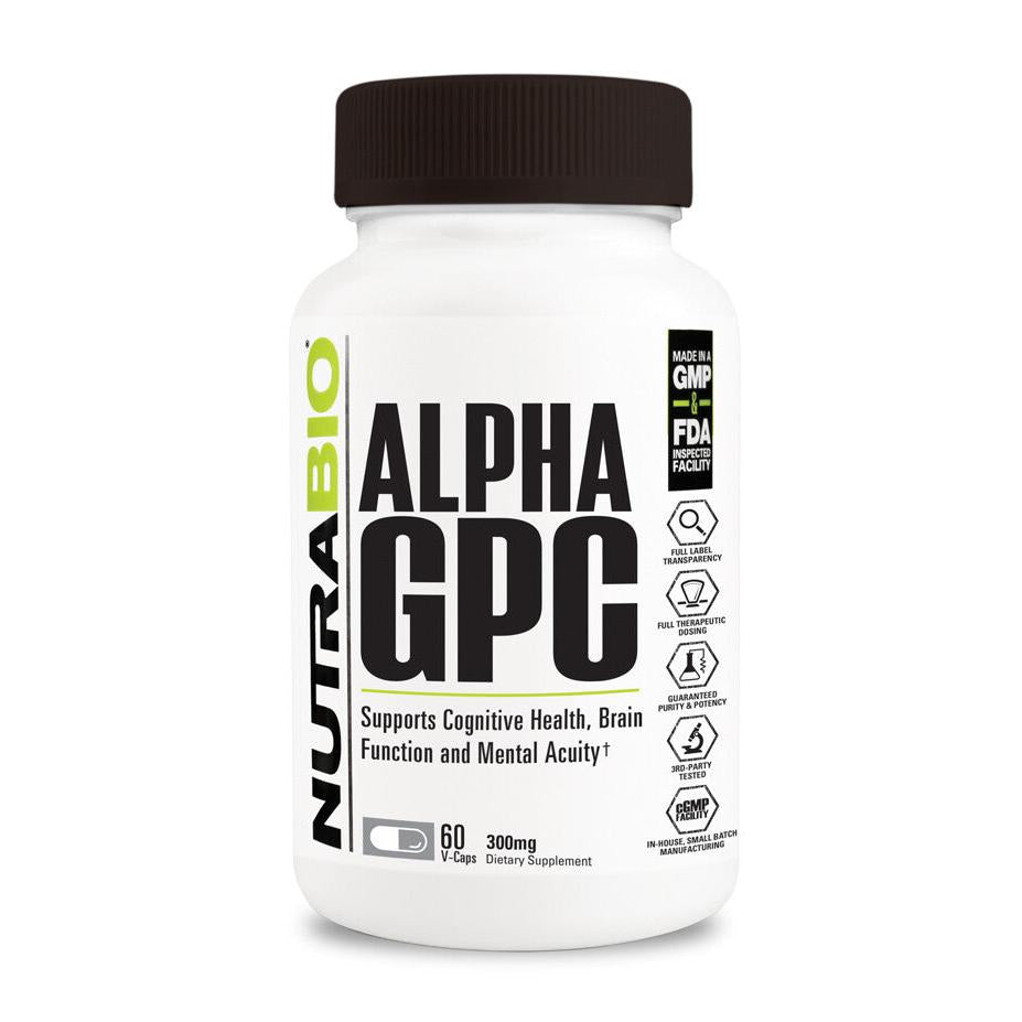 NutraBio Alpha GPC-60 capsules-N101 Nutrition
