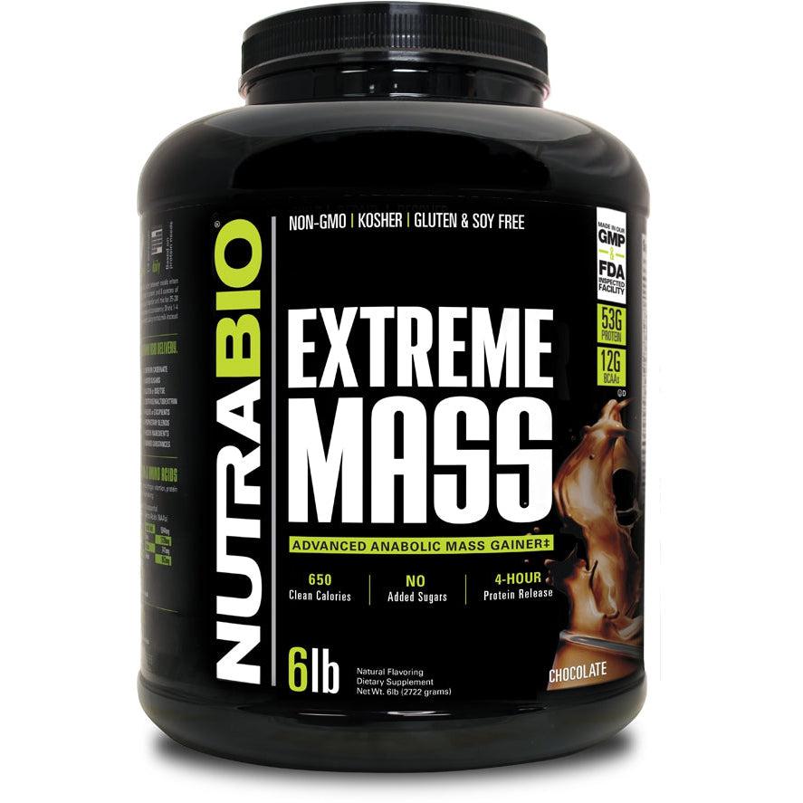 NutraBio Extreme Mass-6 lbs-Chocolate-N101 Nutrition