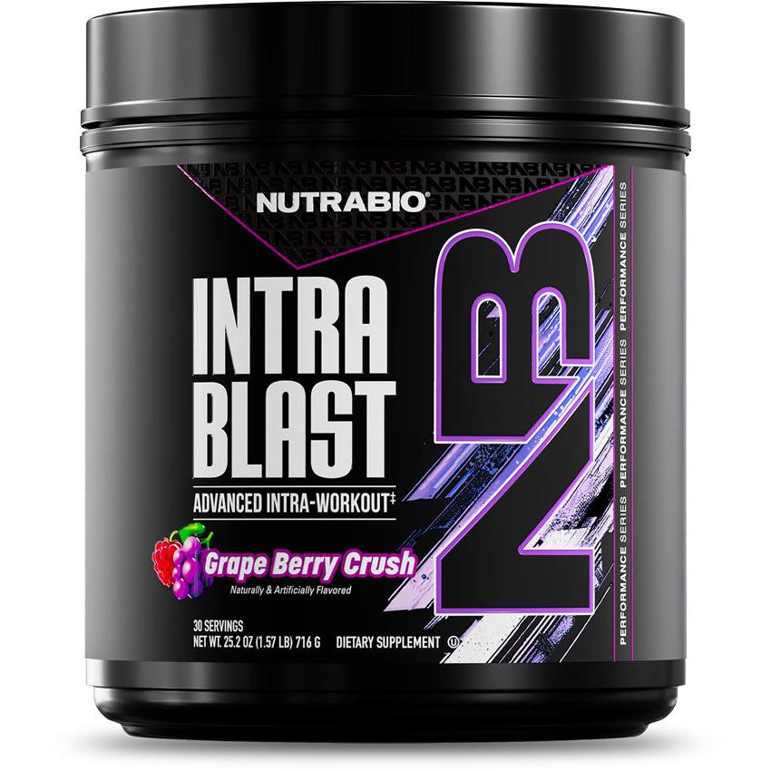 NutraBio Intra Blast-30 servings-Grape Berry Crush-N101 Nutrition