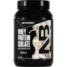 NutraBio Whey Protein Isolate-2 lbs-Unflavored-N101 Nutrition