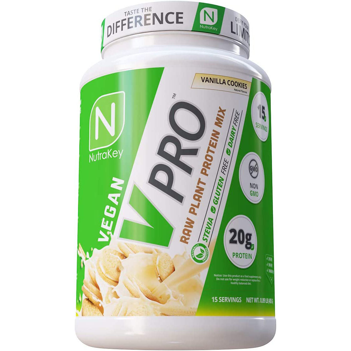 NutraKey V Pro Raw Plant Protein Mix-30 servings-Vanilla Cookies-N101 Nutrition