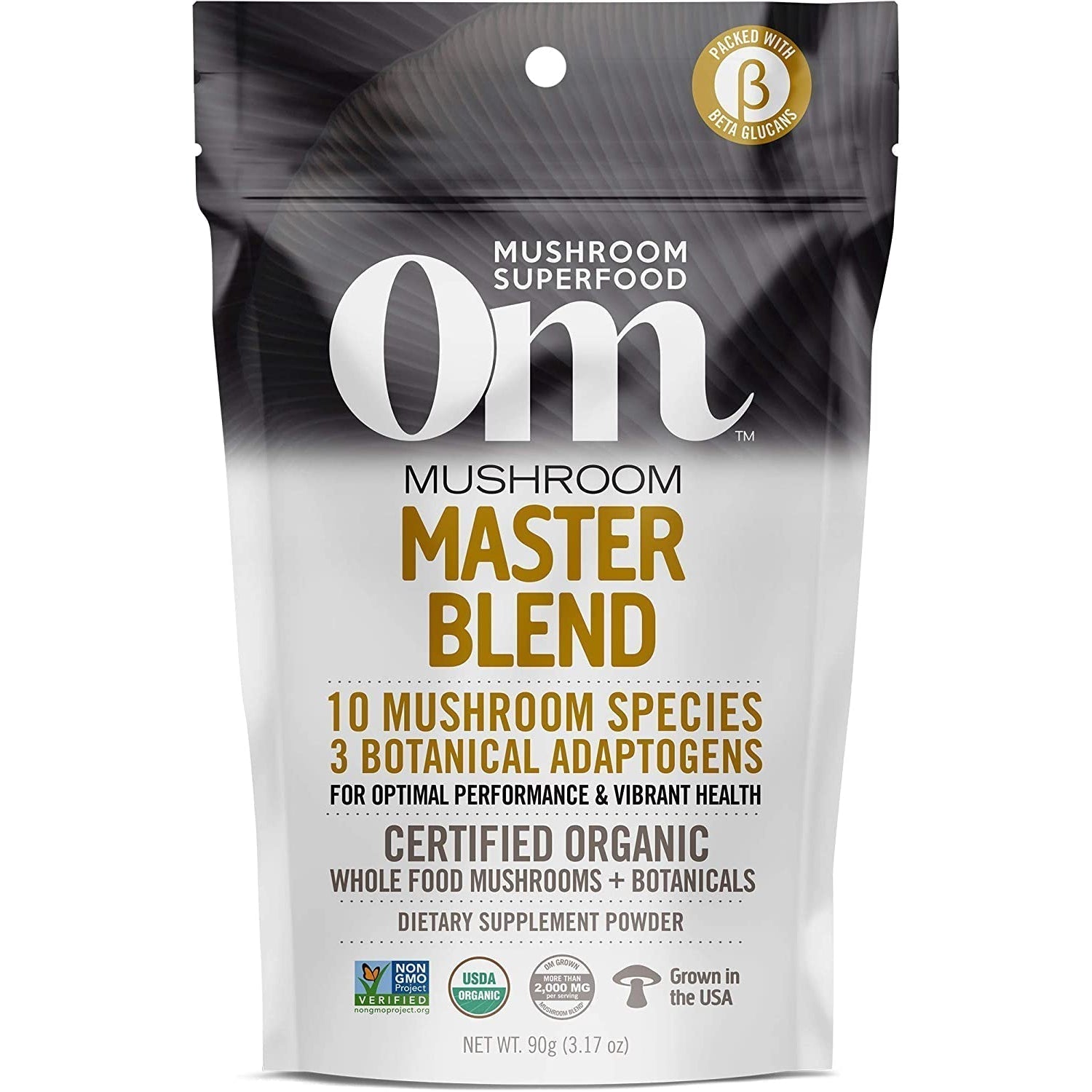 OM Mushrooms Master Blend-3.7 oz (90 g)-N101 Nutrition