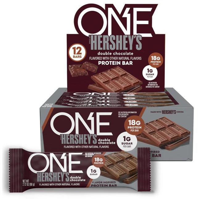 ONE Bars-Box (12 bars)-HERSHEY'S Double Chocolate-N101 Nutrition