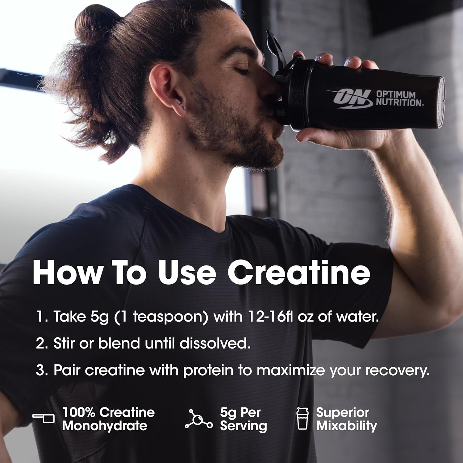 Optimum Nutrition Creatine Powder - Blueberry Lemonade-N101 Nutrition