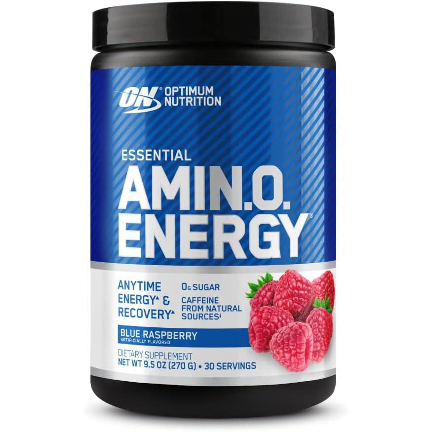 Optimum Nutrition Essential AMIN.O. Energy-30 servings-Blue Raspberry-N101 Nutrition