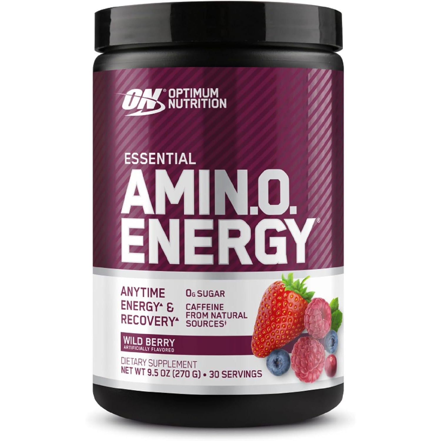 Optimum Nutrition Essential AMIN.O. Energy-30 servings-Wild Berry-N101 Nutrition