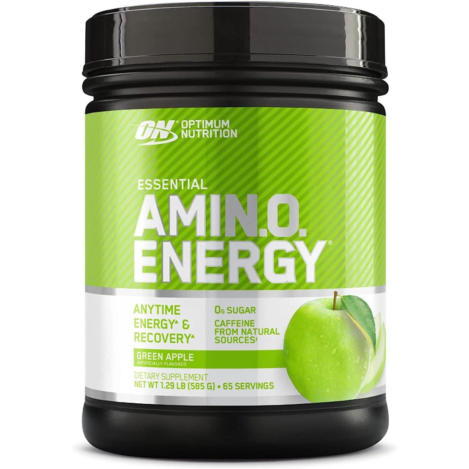 Optimum Nutrition Essential AMIN.O. Energy-65 servings-Green Apple-N101 Nutrition