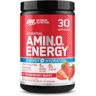 Optimum Nutrition Essential AmiN.O. Energy + Electrolytes-30 servings-Strawberry Burst-N101 Nutrition