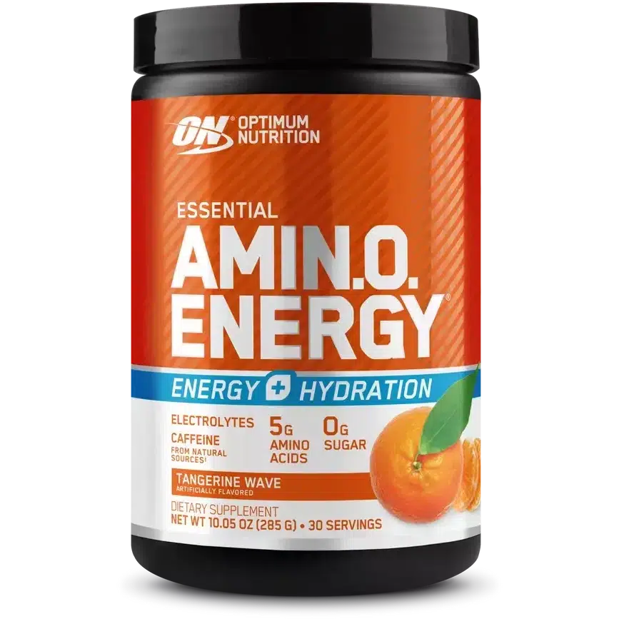 Optimum Nutrition Essential AmiN.O. Energy + Electrolytes-30 servings-Tangerine Wave-N101 Nutrition