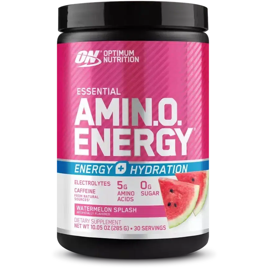 Optimum Nutrition Essential AmiN.O. Energy + Electrolytes-30 servings-Watermelon Splash-N101 Nutrition