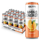 Optimum Nutrition Essential AMIN.O. Energy Sparkling Hydration Drink-Case (12 cans)-Orange Blast-N101 Nutrition