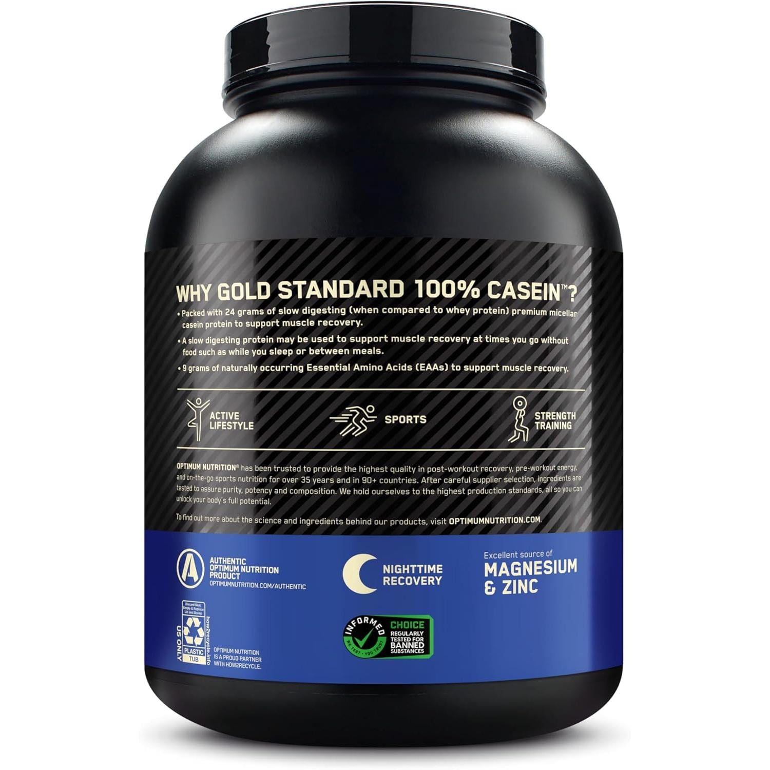 Optimum Nutrition Gold Standard 100% Casein Protein-N101 Nutrition