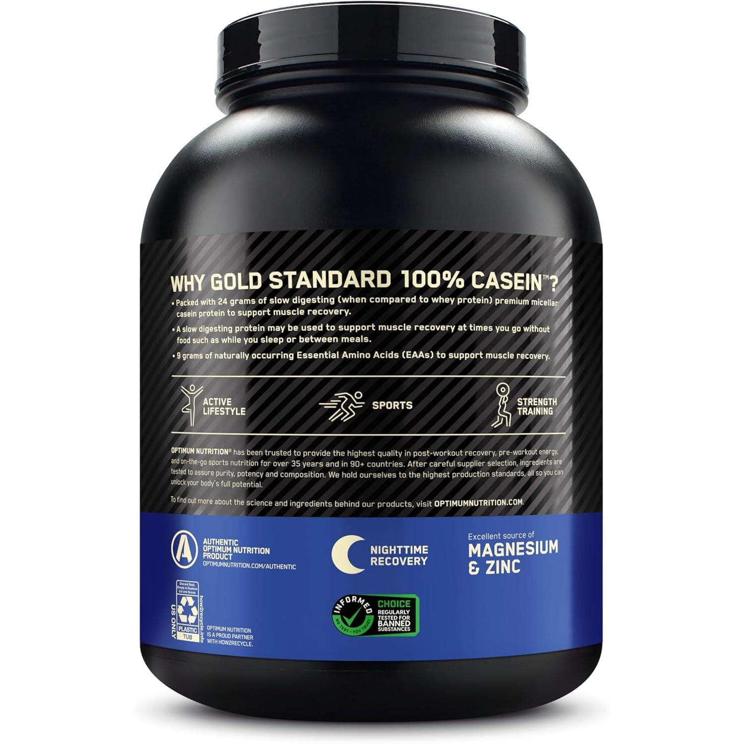 Optimum Nutrition Gold Standard 100% Casein Protein-N101 Nutrition