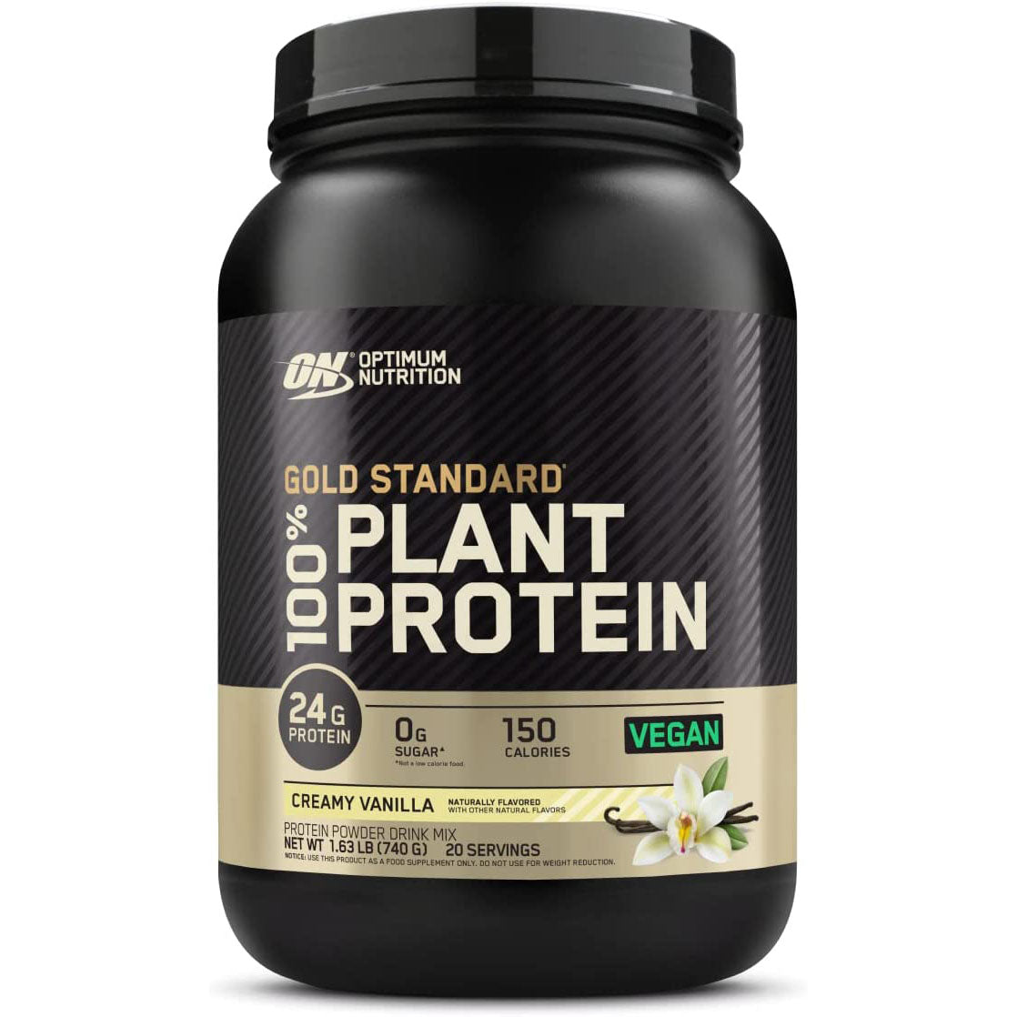 Optimum Nutrition Gold Standard 100% Plant Protein-20 servings-Creamy Vanilla-N101 Nutrition