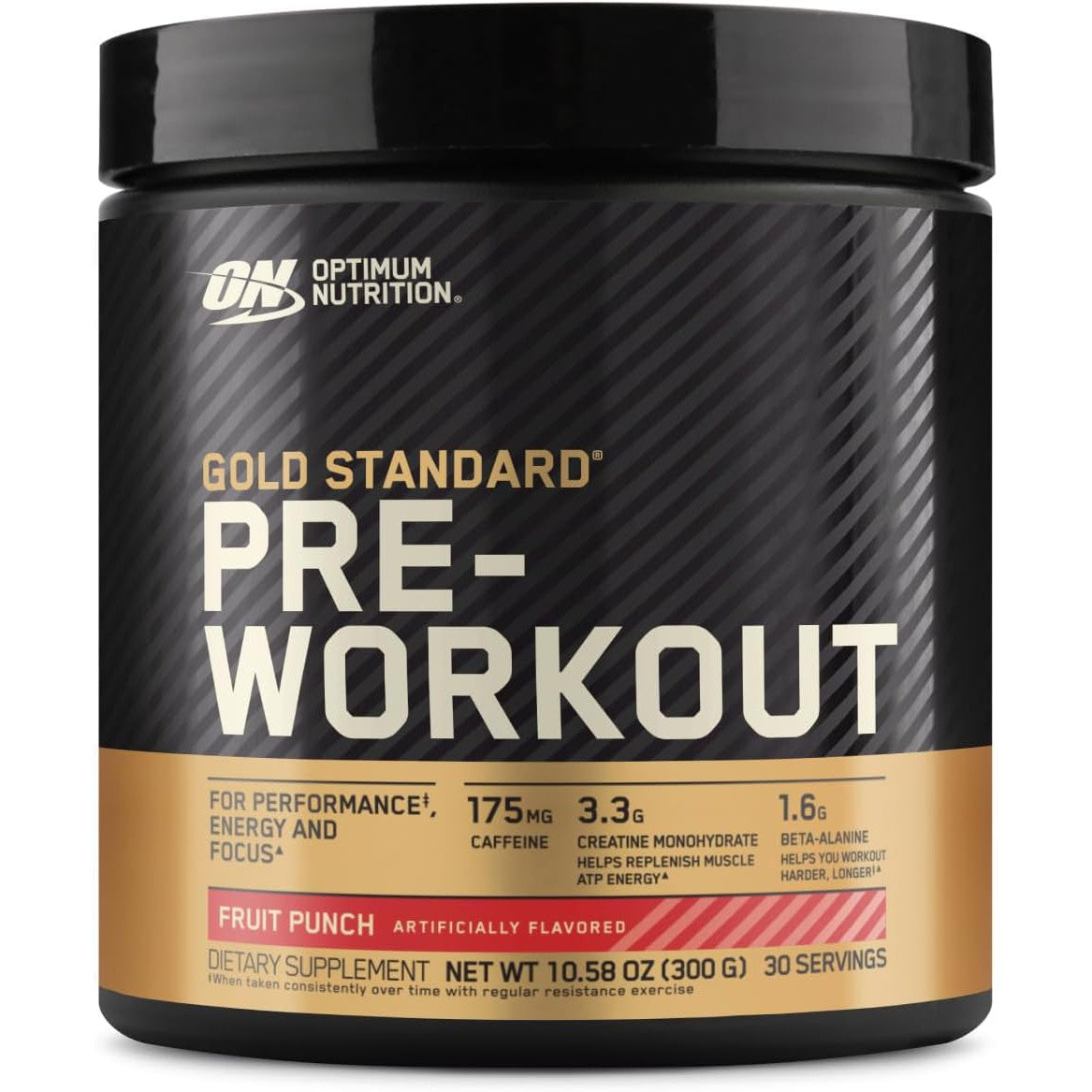 Optimum Nutrition Gold Standard Pre-Workout-30 servings-Fruit Punch-N101 Nutrition