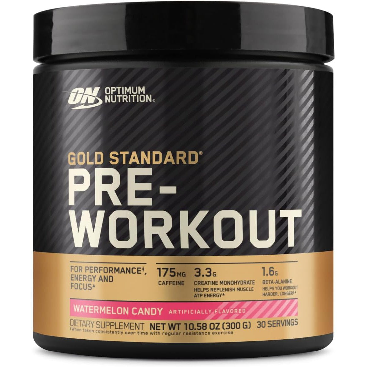 Optimum Nutrition Gold Standard Pre-Workout-30 servings-Watermelon Candy-N101 Nutrition