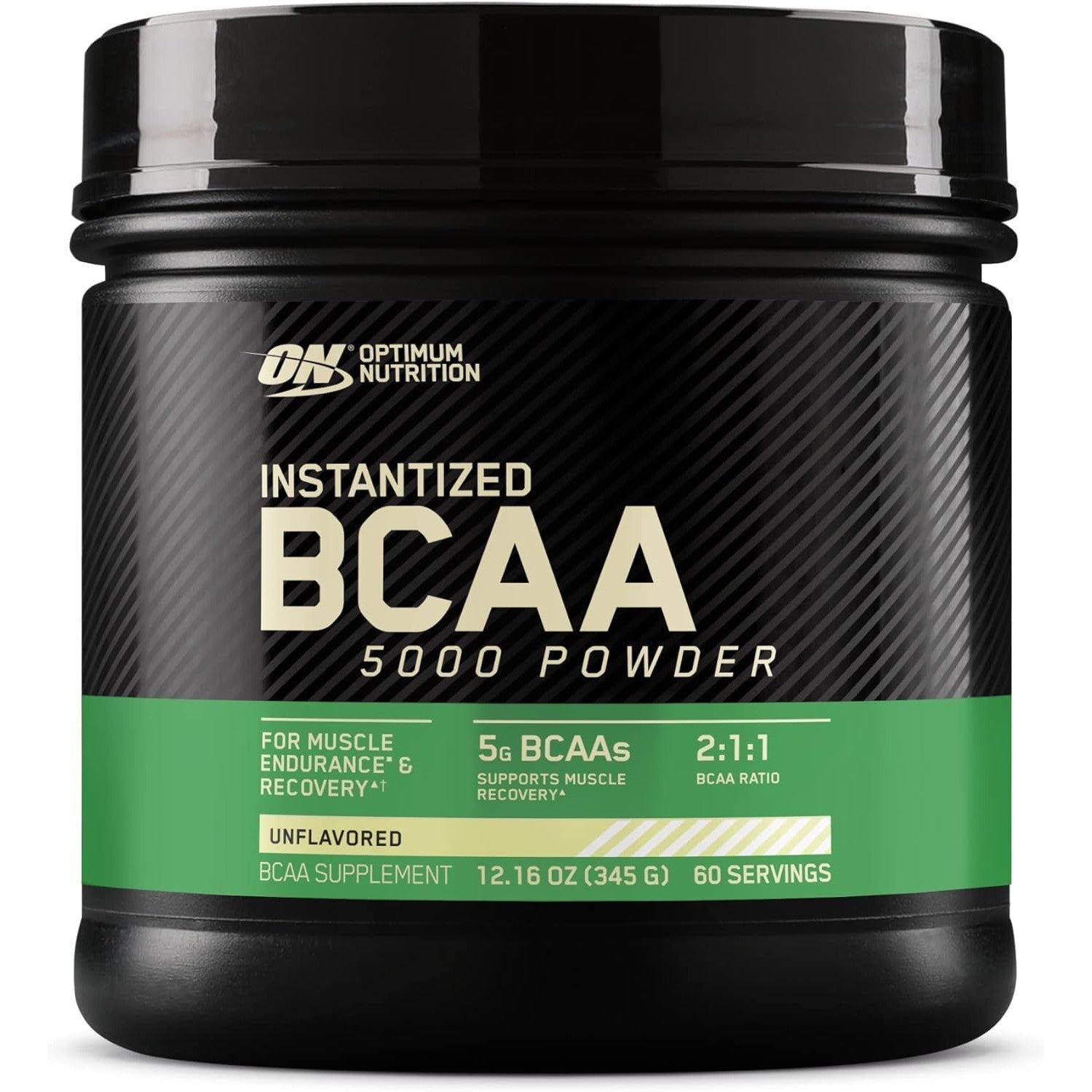 Optimum Nutrition Instantized BCAA 5000 Powder (Unflavored)-60 servings (345 g)-N101 Nutrition