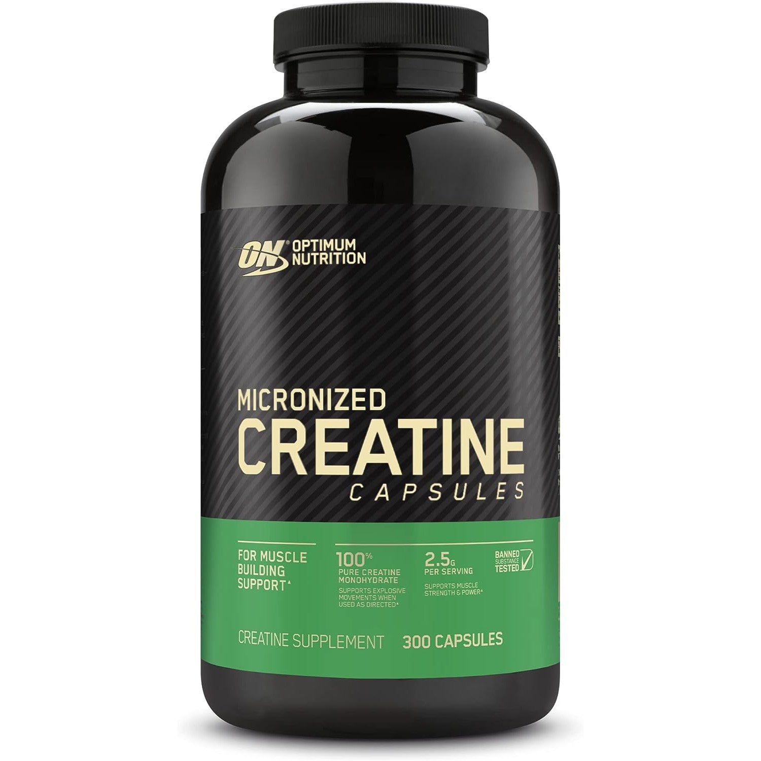 Optimum Nutrition Micronized Creatine Capsules-300 capsules-N101 Nutrition