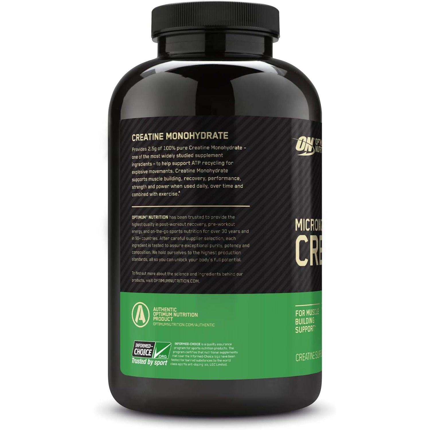 Optimum Nutrition Micronized Creatine Capsules-N101 Nutrition