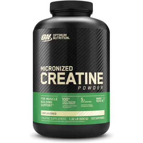 Optimum Nutrition Micronized Creatine Powder-120 servings (600 g)-N101 Nutrition