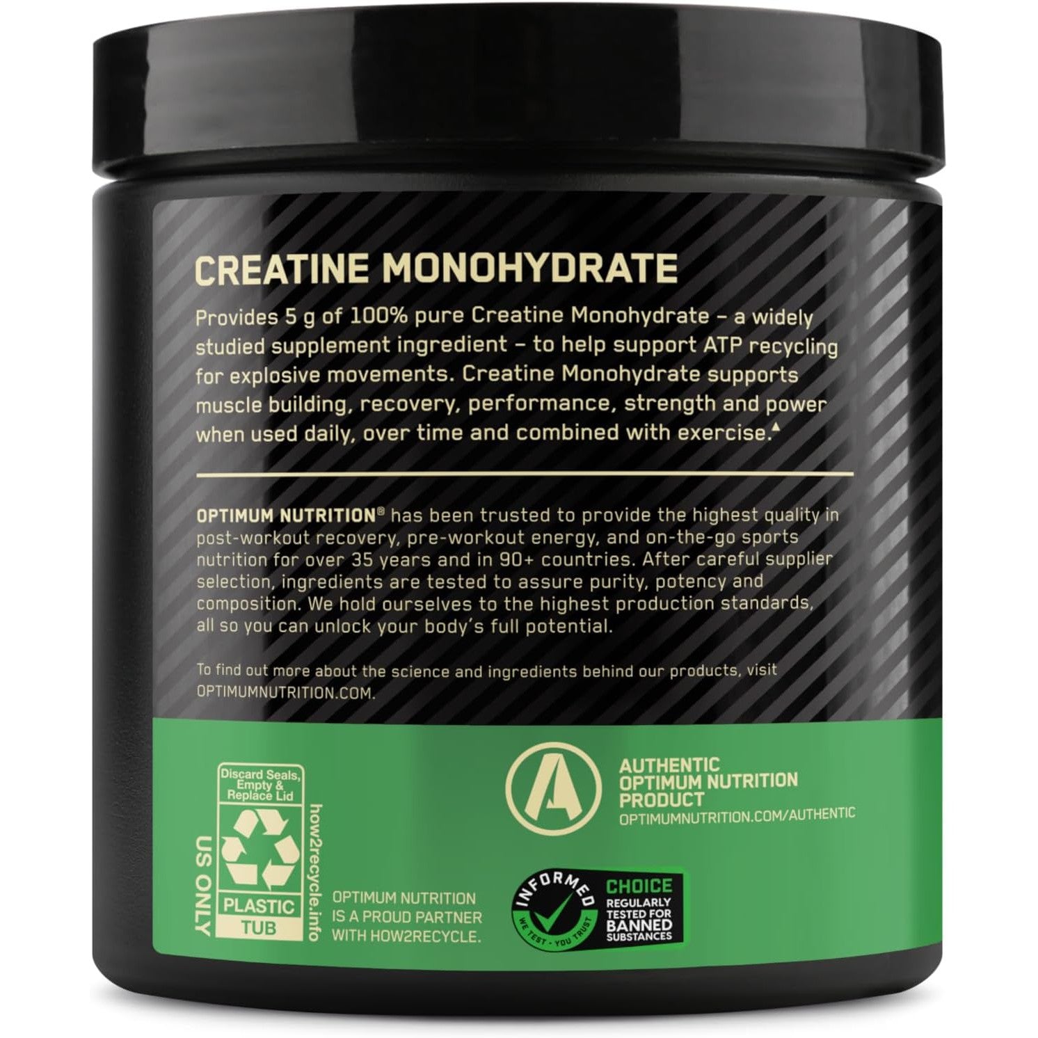 Optimum Nutrition Micronized Creatine Powder-N101 Nutrition