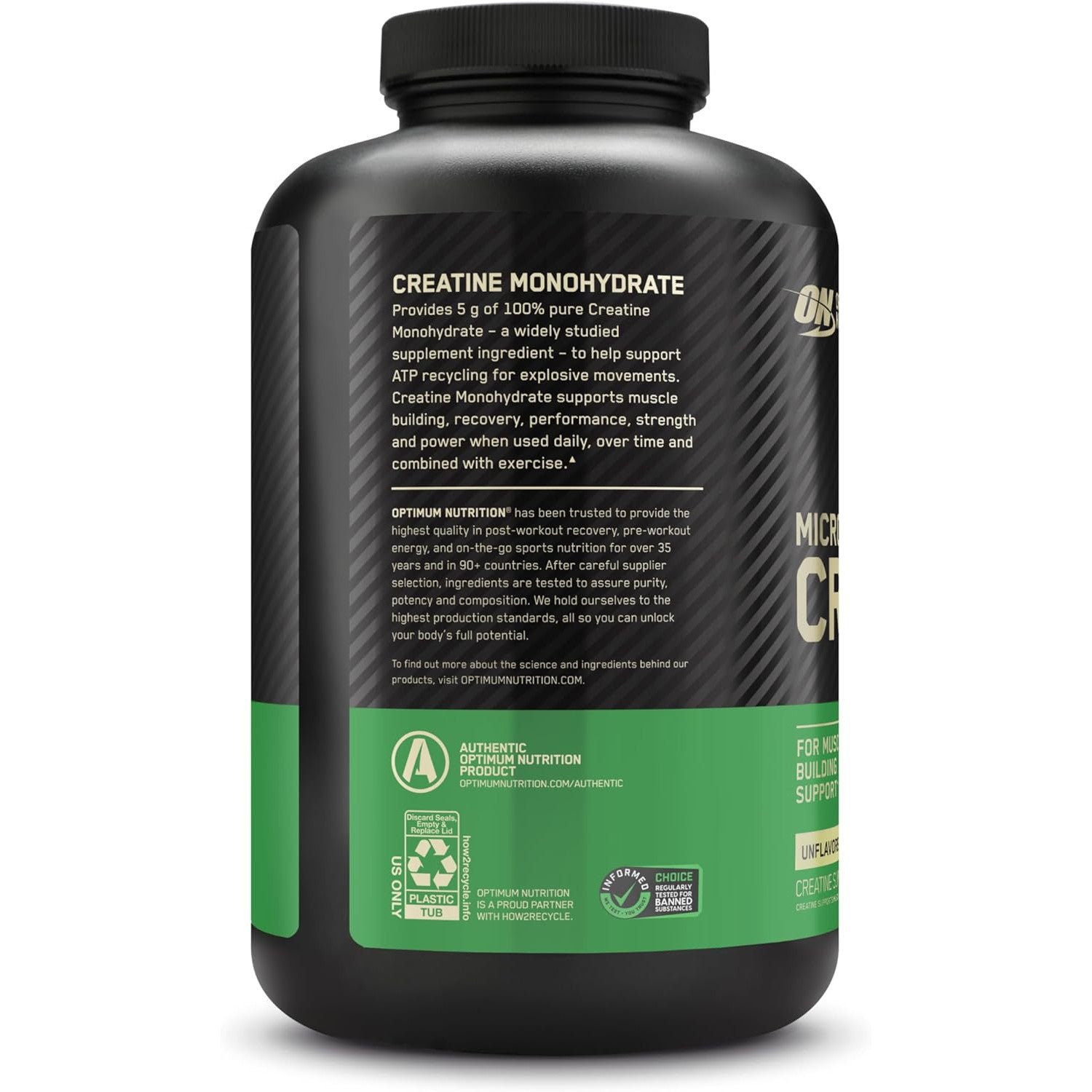 Optimum Nutrition Micronized Creatine Powder-N101 Nutrition