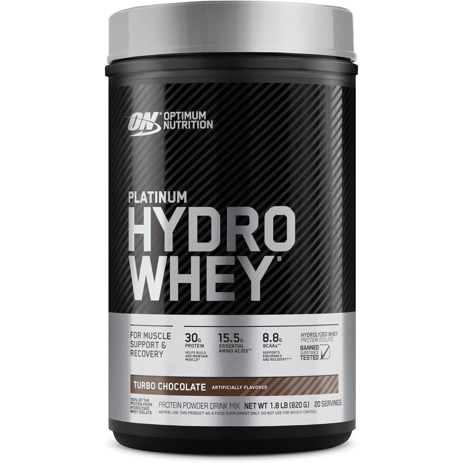 Optimum Nutrition Platinum Hydrowhey-20 servings-Turbo Chocolate-N101 Nutrition