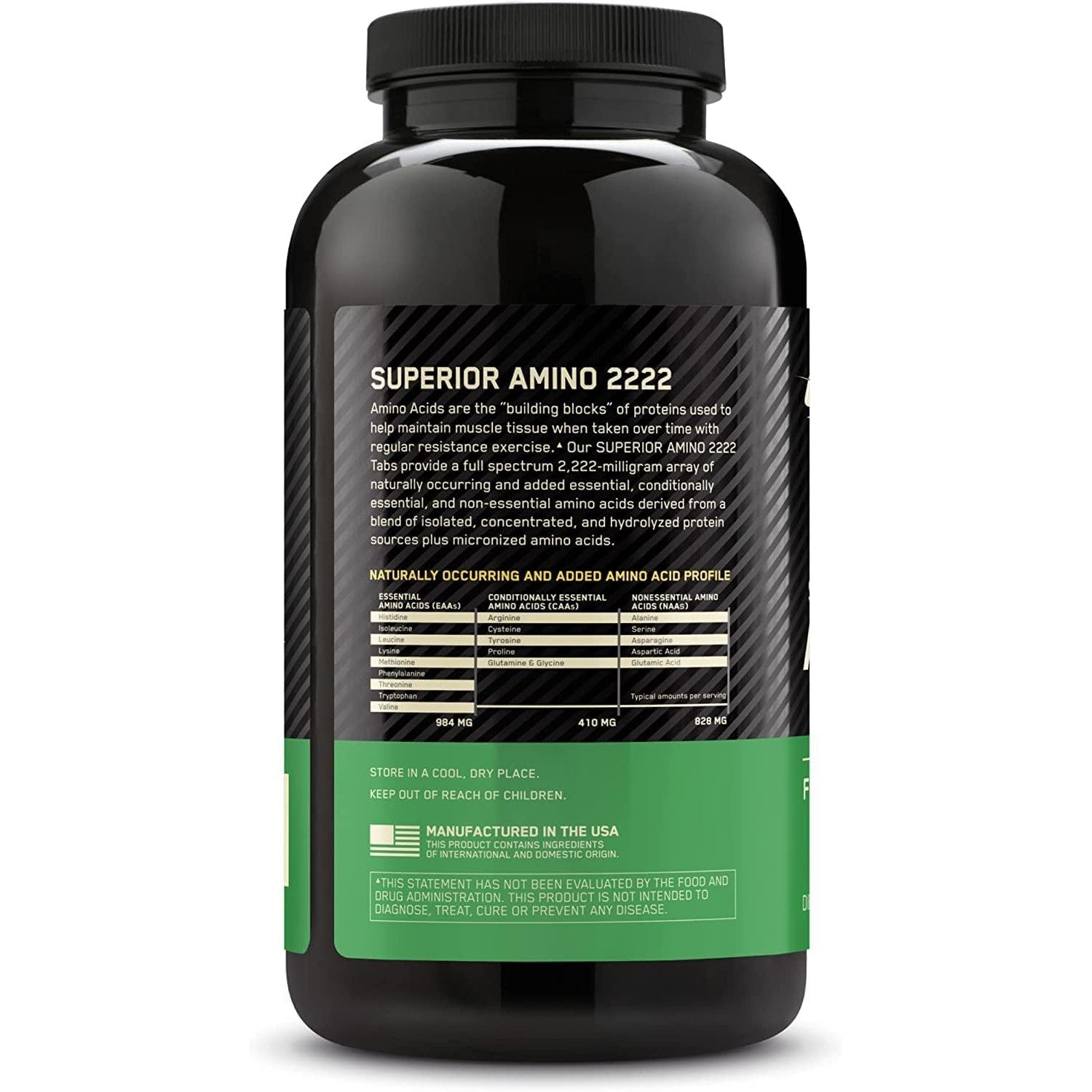 Optimum Nutrition Superior Amino 2222 Tablets-N101 Nutrition