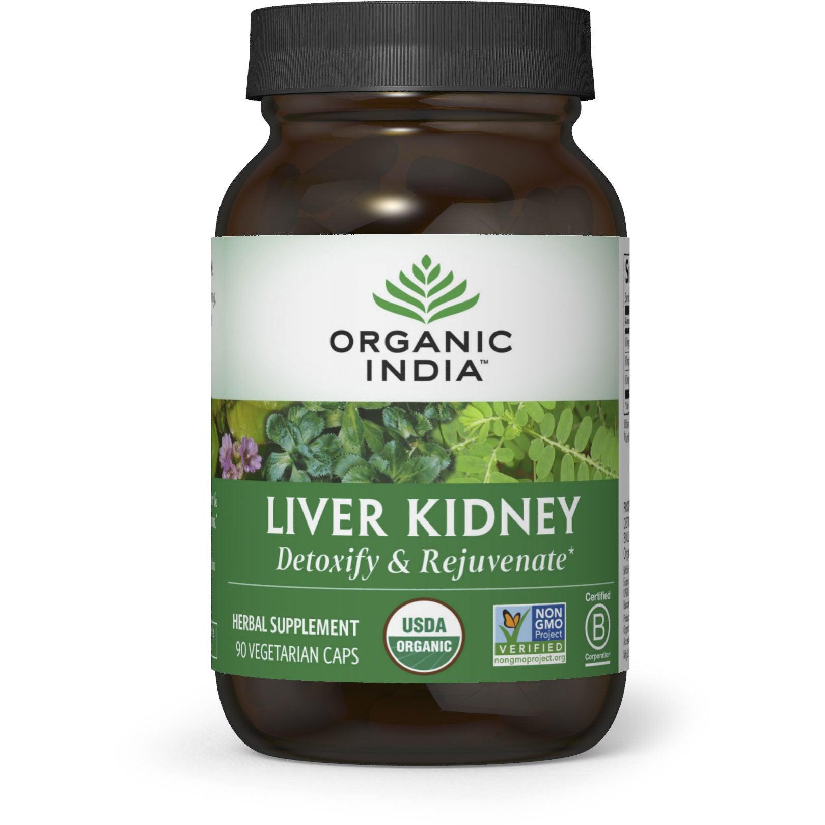 Organic India Liver Kidney-90 vegetarian caps-N101 Nutrition