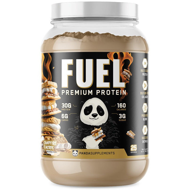 Panda Supplements FUEL Premium Protein-25 servings-Campfire S'mores-N101 Nutrition