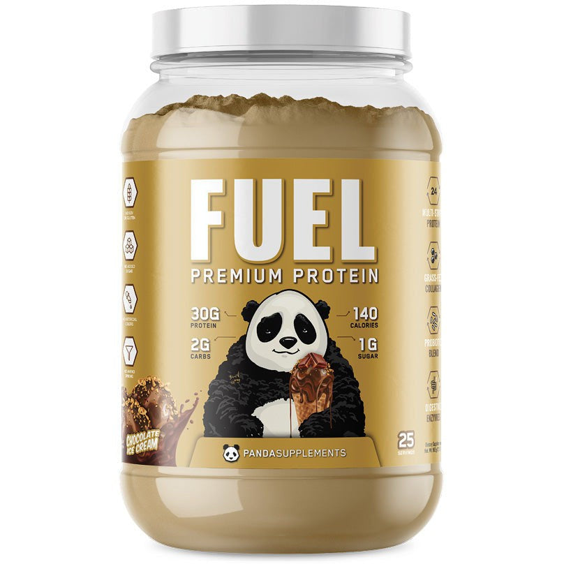 Panda Supplements FUEL Premium Protein-25 servings-Chocolate Ice Cream-N101 Nutrition