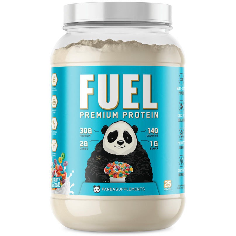 Panda Supplements FUEL Premium Protein-25 servings-Fruity Cereal-N101 Nutrition