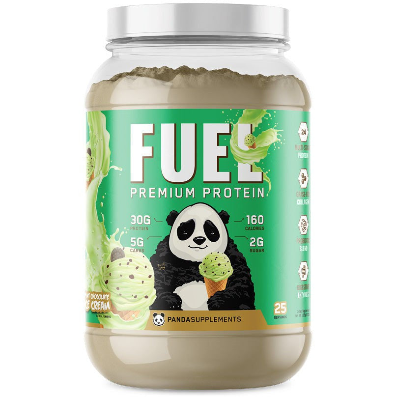 Panda Supplements FUEL Premium Protein-25 servings-Mint Chocolate Ice Cream-N101 Nutrition