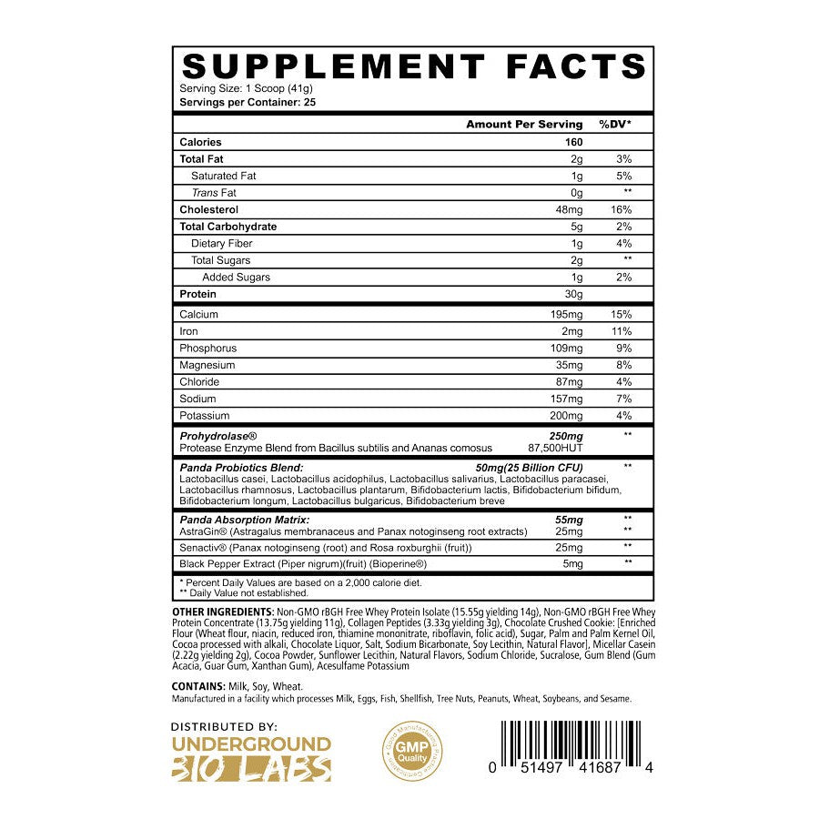 Panda Supplements FUEL Premium Protein-N101 Nutrition