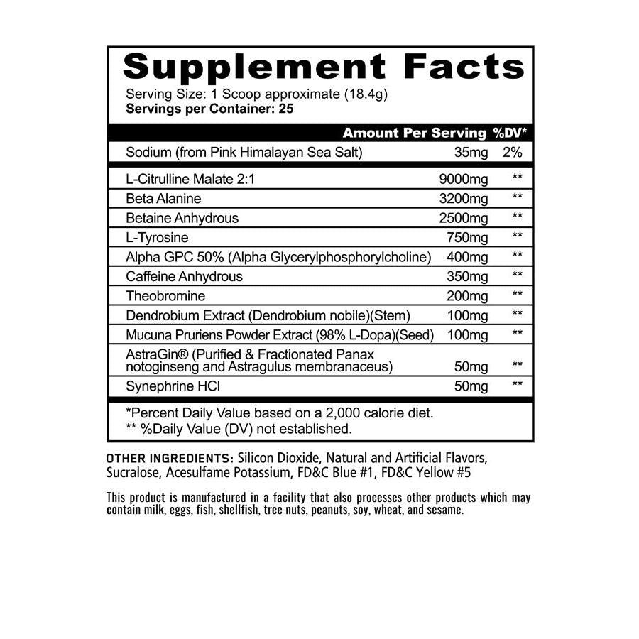 Panda Supplements Pandamic-N101 Nutrition