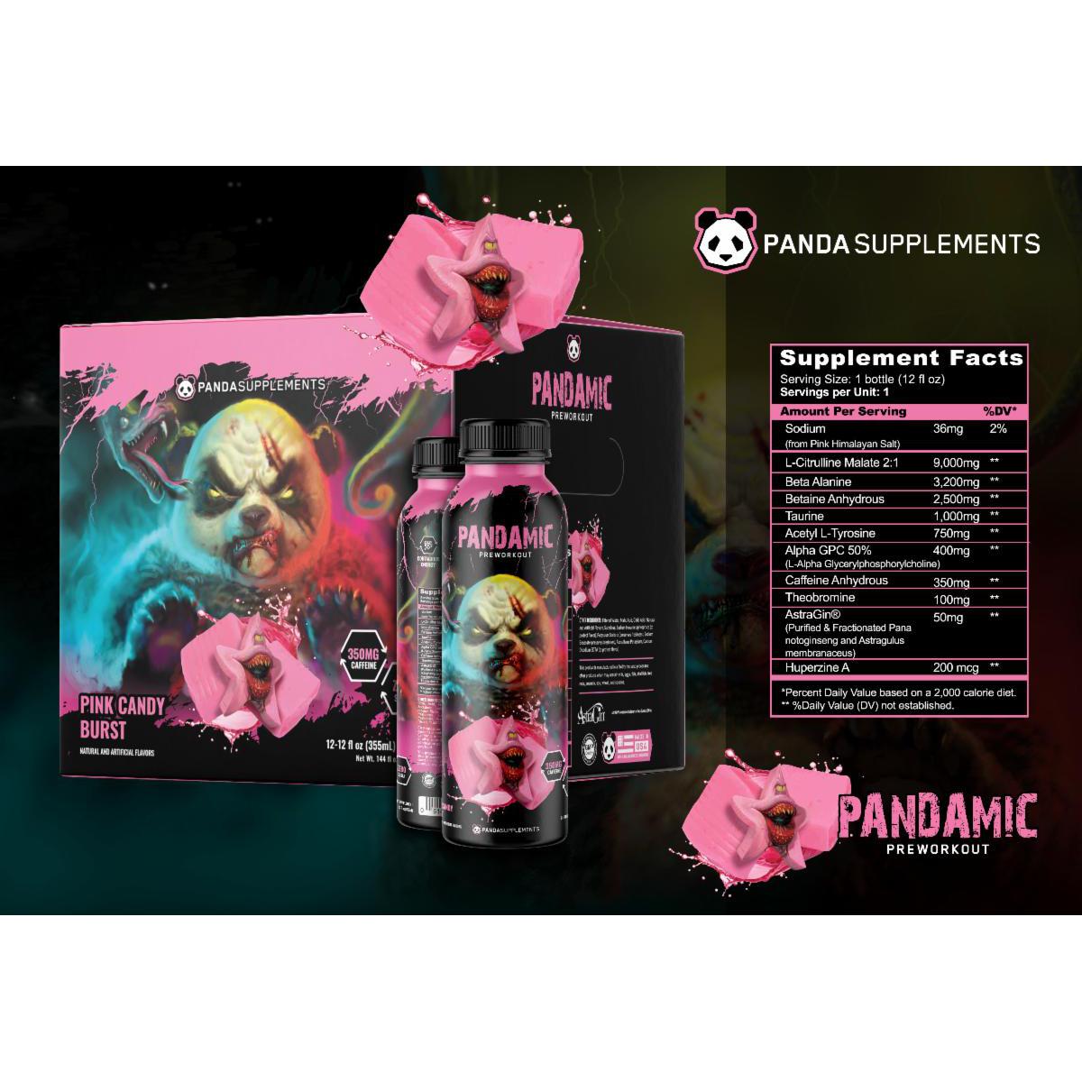 Panda Supplements PANDAMIC Pre-Workout RTD-N101 Nutrition