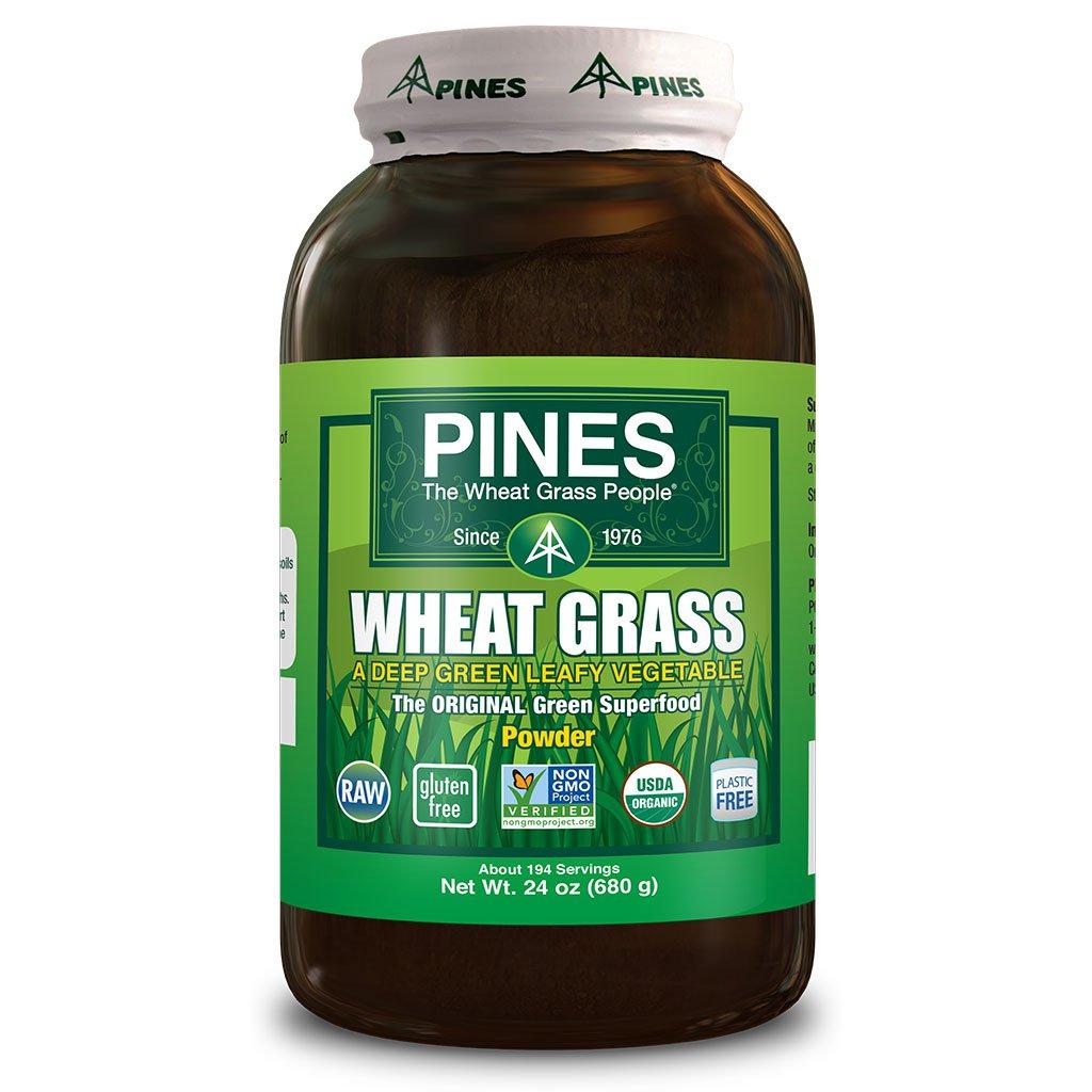 Pines Wheat Grass Powder-24 oz (680 g)-N101 Nutrition