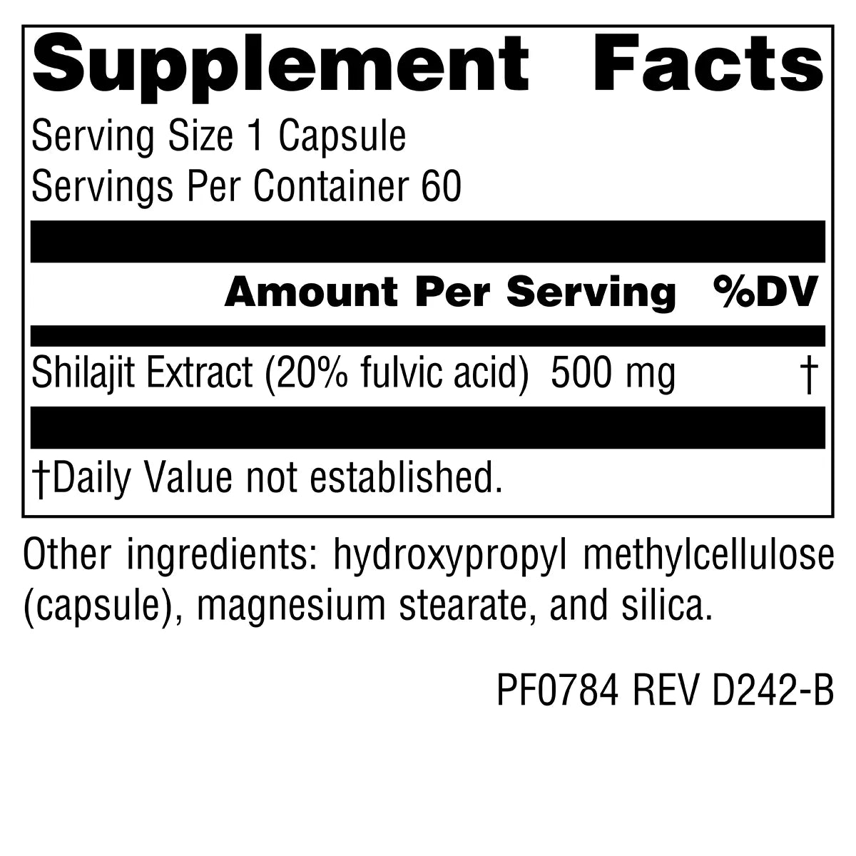 Planetary Ayurvedics Shilajit Extract-N101 Nutrition