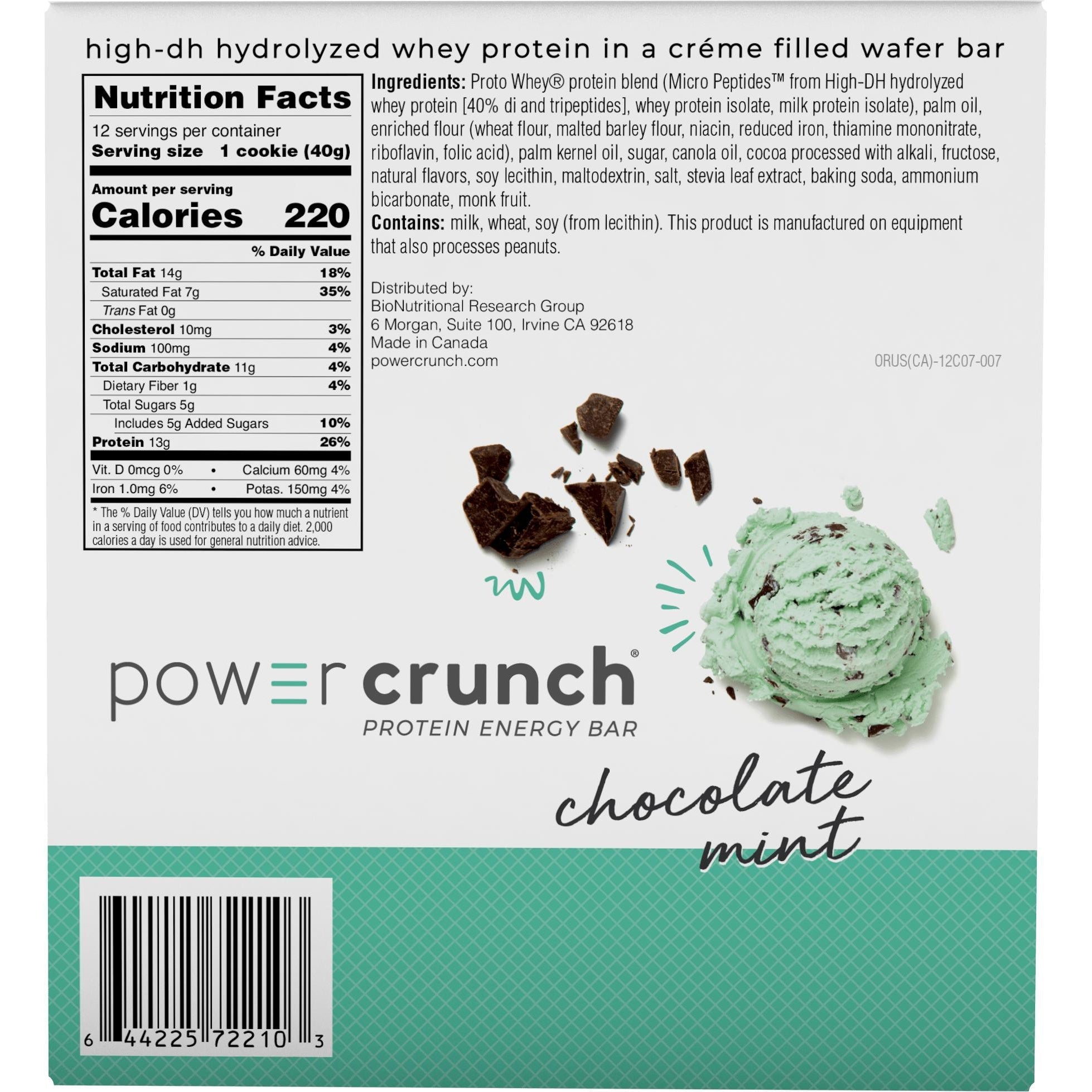 Power Crunch Bars-N101 Nutrition