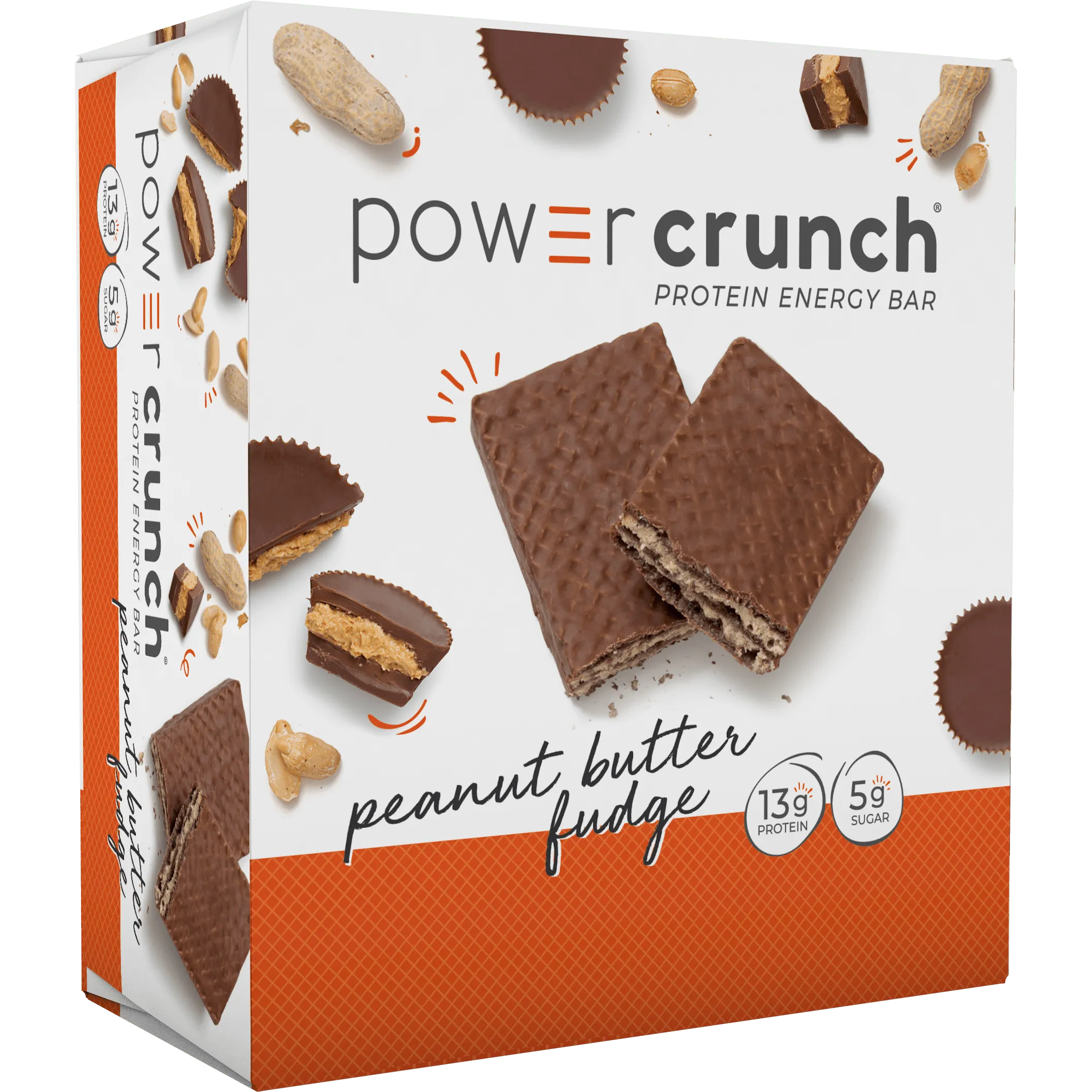 Power Crunch Bars-Box (12 bars)-Peanut Butter Fudge-N101 Nutrition