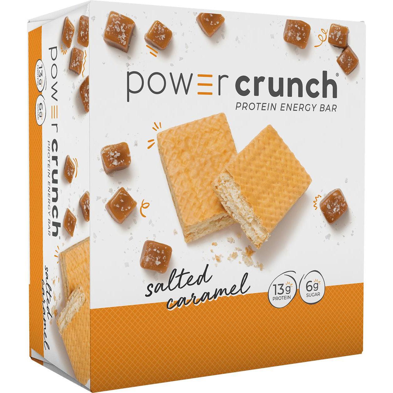 Power Crunch Bars-Box (12 bars)-Salted Caramel-N101 Nutrition