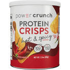 Power Crunch Protein Crisps-8 cans (2.1 oz)-Hot & Spicy-N101 Nutrition