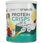 Power Crunch Protein Crisps-8 cans (2.1 oz)-Salt & Vinegar-N101 Nutrition