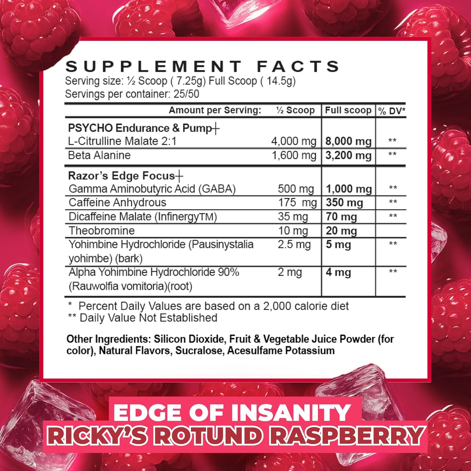Psycho Pharma Edge of Insanity-N101 Nutrition