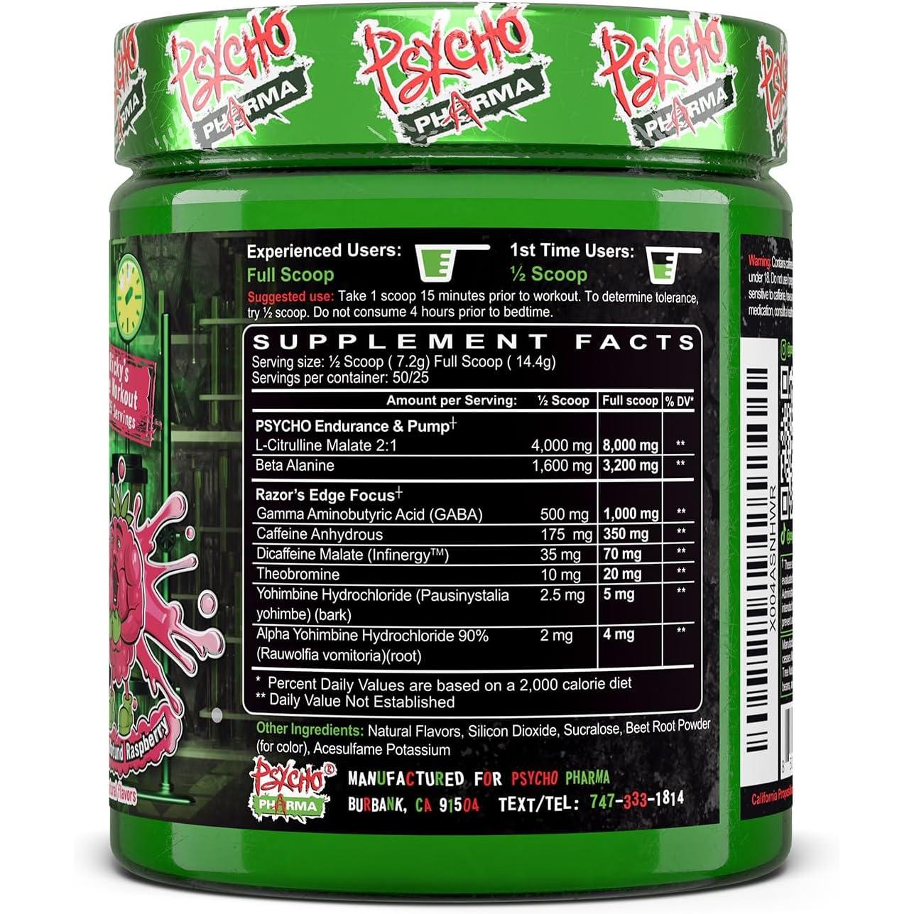 Psycho Pharma Edge of Insanity-N101 Nutrition