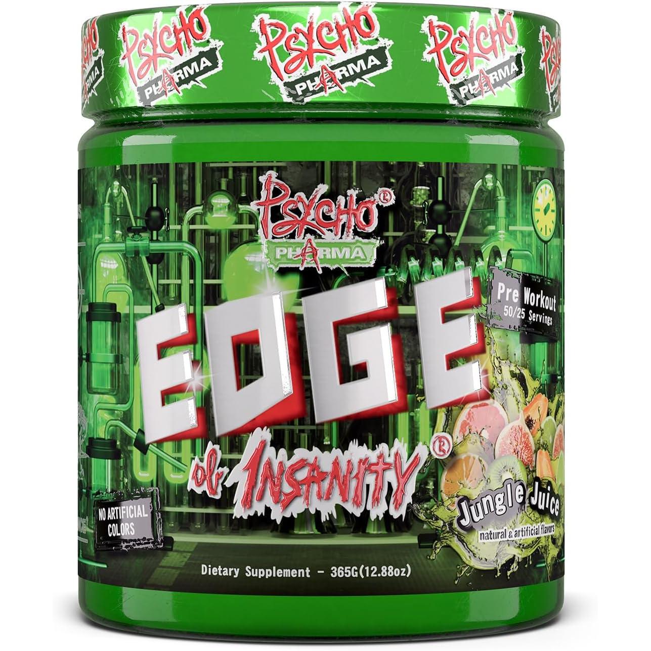 Psycho Pharma Edge of Insanity-25 servings-Jungle Juice-N101 Nutrition