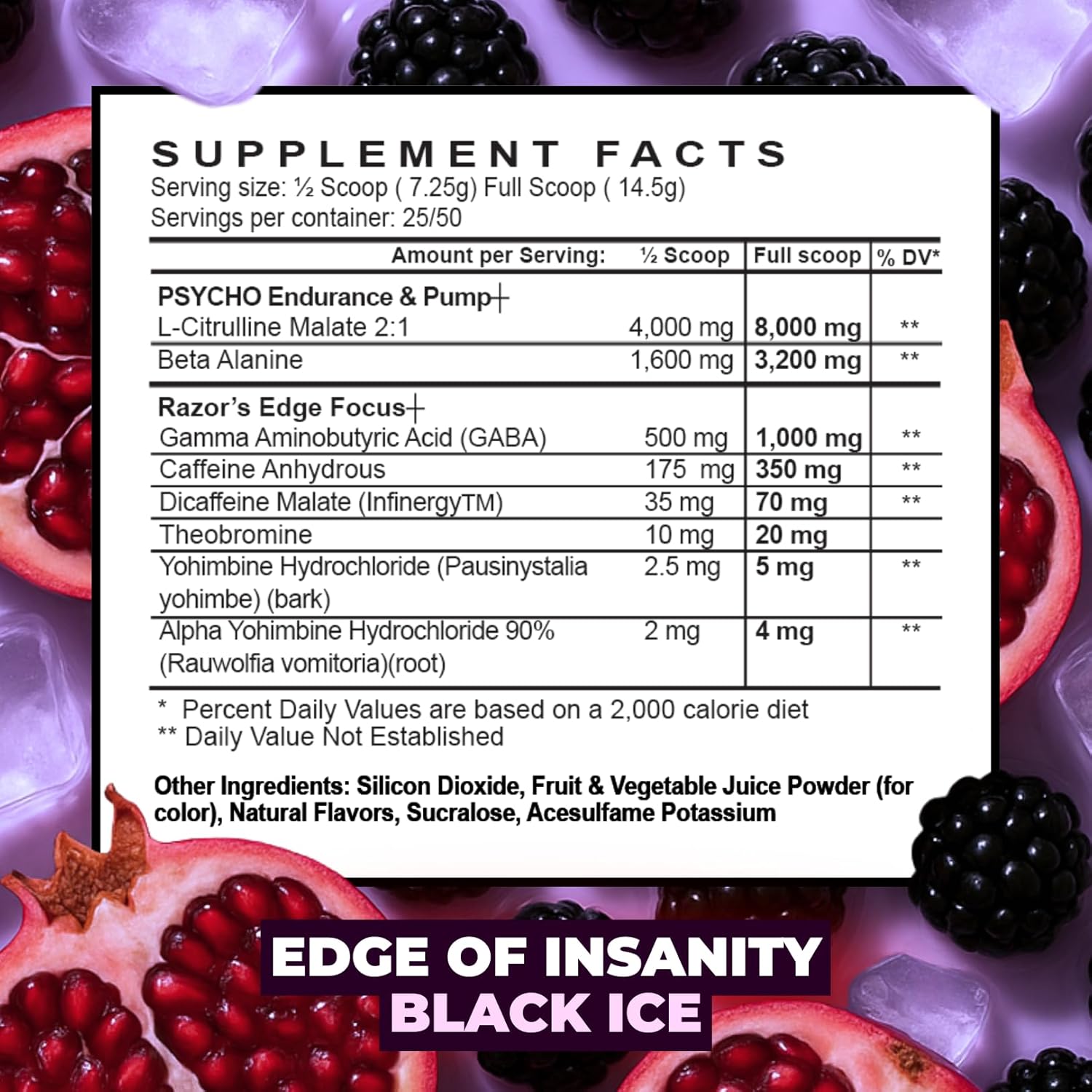 Psycho Pharma Edge of Insanity-N101 Nutrition