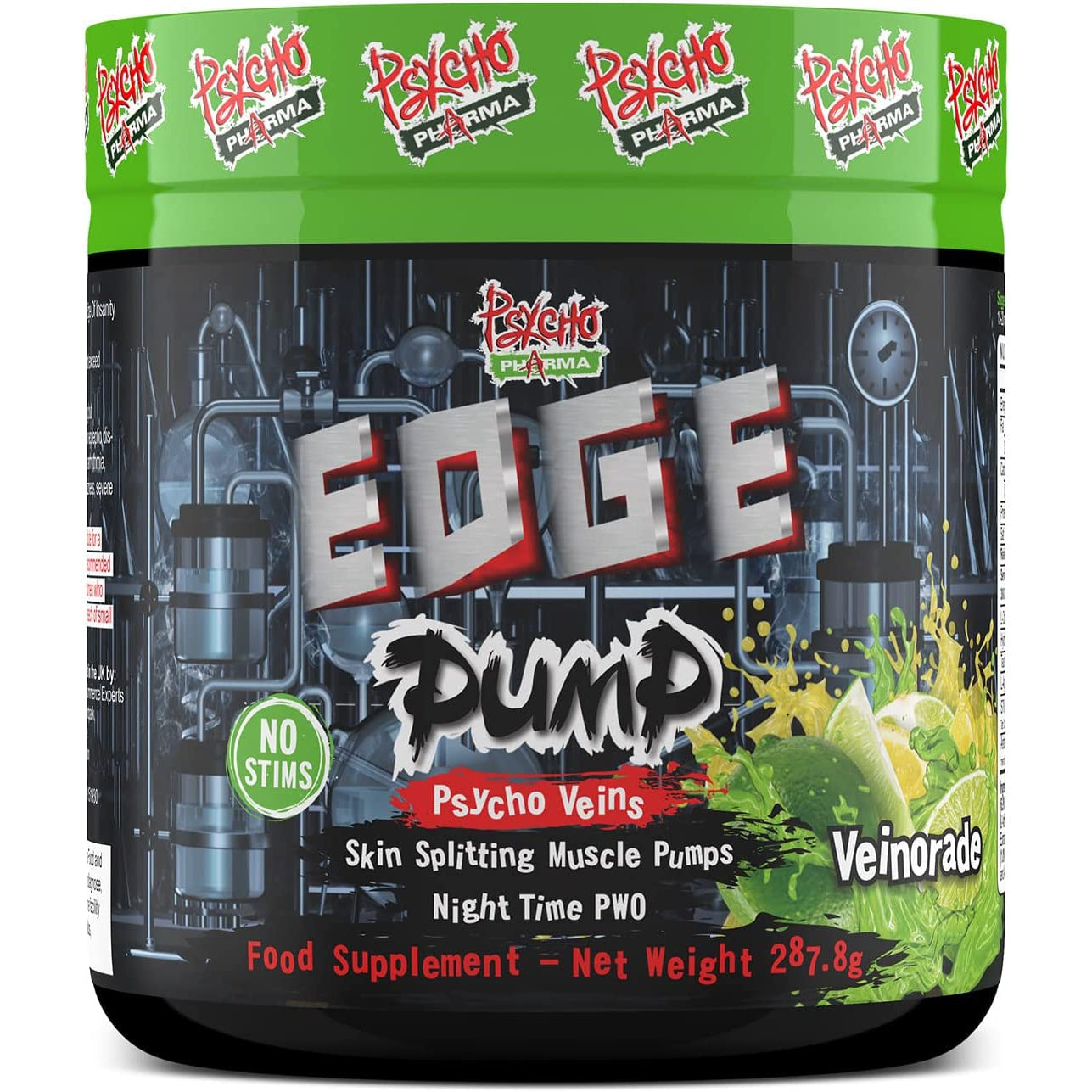 Psycho Pharma Edge Pump-40 servings-Veinorade-N101 Nutrition